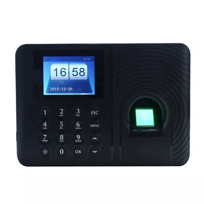 £31.70 • Buy  Recorder Clocking Attendance In USB  Machine Fingerprint+Password J1K2