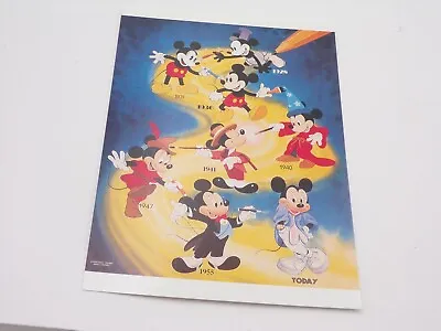 Walt Disney OSP Generation Mickey Mouse Through The Years Postcard • $2.99