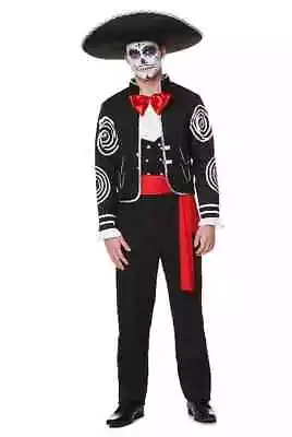 Day Of The Dead Senor Mexican Mens Costume Complete Outfit By Karnival • $39