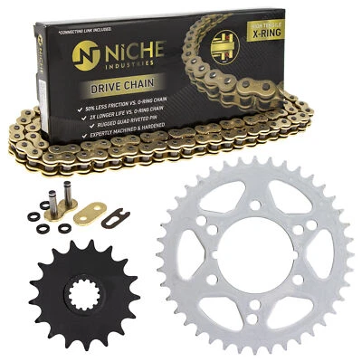 $75.95 • Buy Sprocket Chain Set For Kawasaki Ninja ZX10R 17/40 Tooth 520 X-Ring Front Rear
