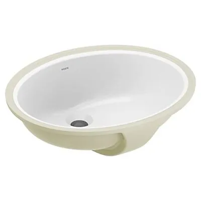 Moen White Vitreous China Undermount Sink 19.25X16.25X7.75 • $70.46