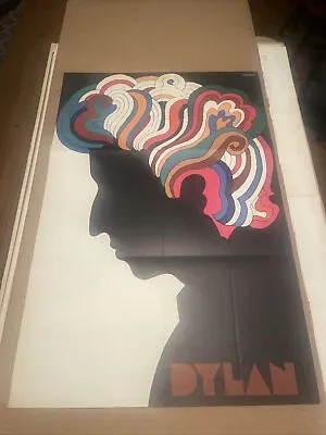Bob Dylan LP Insert Poster- Milton Glaser 33x22 EX • $150