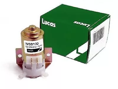 New Genuine Lucas Windshield Washer Pump For TR6 TR7 TR8 Spitfire 1977-80 WSB100 • $29.95