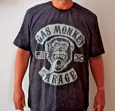 Size XXXL 3xl Official Gas Monkey Garage Mens Petrol Head Distressed T-shirt Top • £9.49