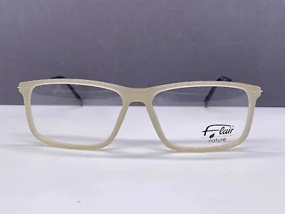 Flair Eyeglasses Frames Woman White Cream Full Rim Rectangular Germany 017 283 • $72.93