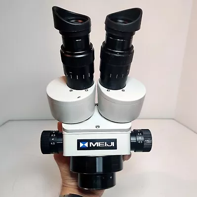 MEIJI TECHNO EMZ-5 Zoom Stereo Microscope SWF20X Serviced Ready To Use NICE #499 • $995