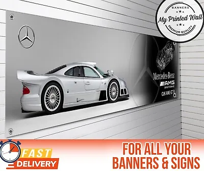 Mercedes-Benz CLK AMG GT R Banner For WORKSHOP Garage SIGN Showroom • $20.84