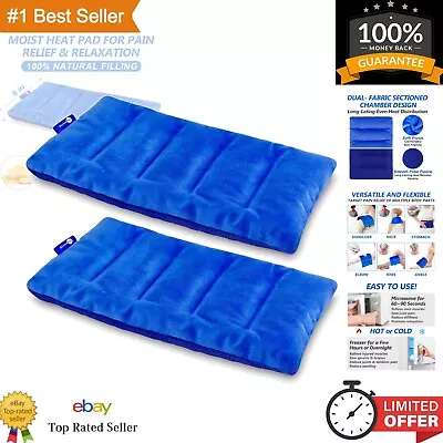 2 Pack Microwave Heating Pad 6 * 11  Microwavable Moist Heat Pad For Neck Sh... • $31.79
