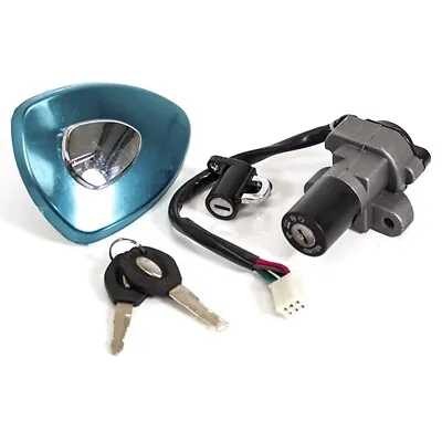 Lexmoto ZSB 125 EFI Euro 5 Lock Set Ignition Switch Fuel Cap Key Barrel NEW • £39.25