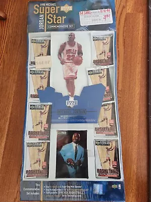 Upper Deck Michael Jordan Super Star Commemorative Set Box Never Opened 8 Packs • $68.23