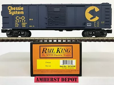 MTH Railking Box Car Chessie O/O27  Boxcar 30-74746 • $59.95