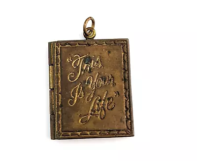 Vintage Book Locket  This Is Your Life  In As Found Condition • $35