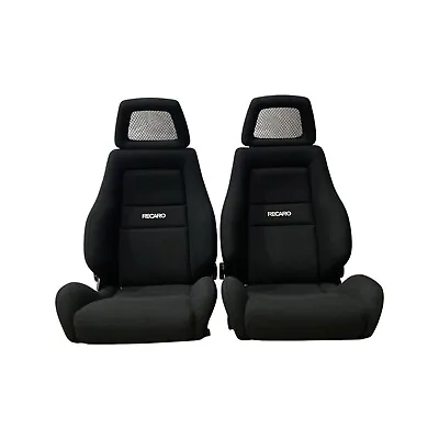 Genuine Recaro Seats LSB Avus Black Mesh Headrests - Retrimmed (Pair) • $4000