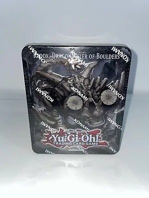 Yu-Gi-Oh! 2013 Redox Dragon Ruler Of Boulders Collector Tin *Sealed* • £42.99