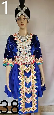 Hmong Clothes. Beautiful Pajntaub Co Ci Ci Outfit  • $106