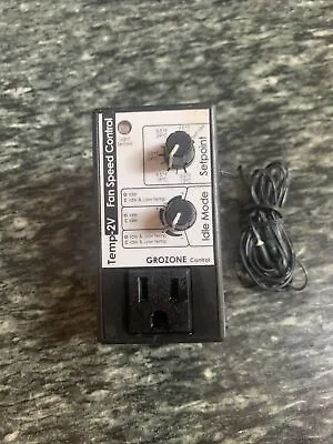 Grozone TV2 Temp-2V Fan Speed Controller Day & Night Thermostat Greenhouse • $25