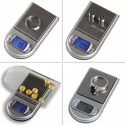 0.01g X 200g Gram Mini Digital Pocket  Lighter  Scale Jewelry Diamond Weight US • $12.96