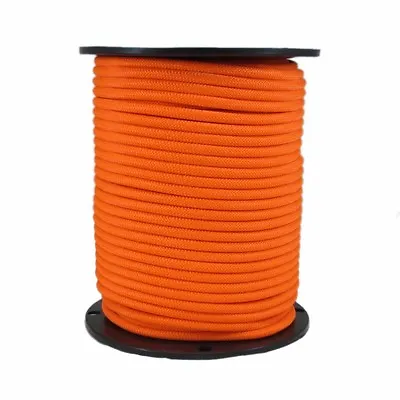 1/4  X 1000 Ft Dacron Polyester Rope Neon Orange • $152