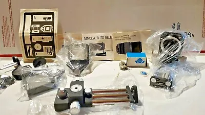 Minolta MACRO Set Auto Bellows I OUTFIT Complete! NEW! A RARE UNICORN!!!! • $499