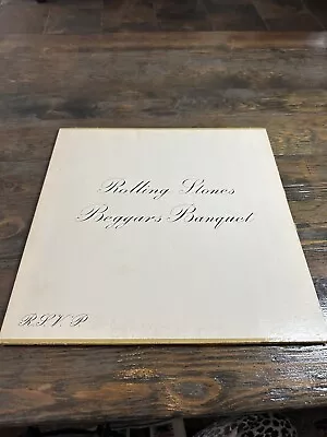 Vintage Rolling Stones Vinyl LP Beggars Banquet PS 539 US ZAL8476 London 1968 VG • $40