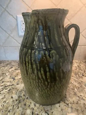 Rare Signed Wayne Hewell 2007 Pitcher Gillsville Ga Pottery • $95