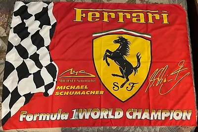 Michael Schumacher Ferrari Flag • $55