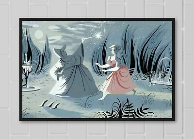 Cinderella Fairy Godmother Mary Blair Art Poster Print  • $29.99