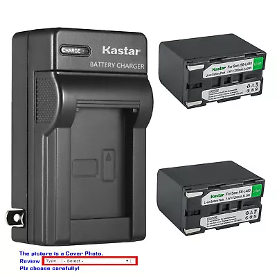 Kastar Battery AC Wall Charger For SB-L480 & Samsung VP-L610D VP-L630 VP-L650 • $98.49