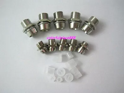 $7.99 • Buy 3mm/5mm Chrome Metal Led Holder Bezel Mounts Panel Display Leds Clip Holders New