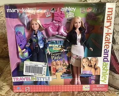 2001 Mattel Mary Kate And Ashley Olsen “Travel In Style” Doll Play Set  #50731 • $75