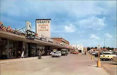 Milwaukee Wisconsin WI Bus Van Buses Grants Shopping Center Vintage PC • $9.89