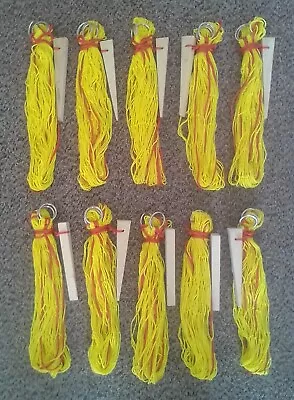 10 Canary Yellow Rabbit Purse Nets And Wooden Pegs (extra Wide & Long) Ferreting • £35