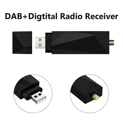 A0593 USB Digital Radio Receiver Radio Adapter DAB+ Tuner For Android Navigation • £49.90