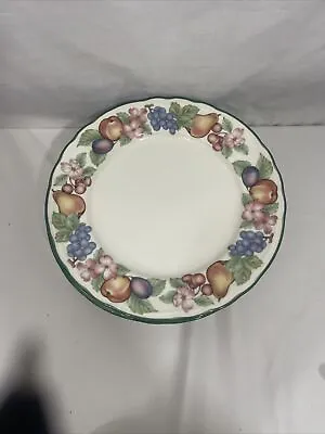 Set Of 6 Epoch  Market Day  Fruit Pattern Dinner Plates 10 1/2  • $65