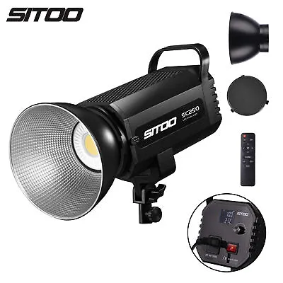 SITOO 250W LED Video Light Spotlight Lamp Studio Lighting Photography Remote • $79.99