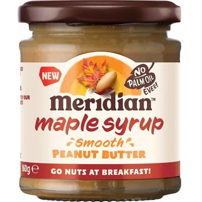 Meridian Meridian Smooth Peanut Butter With Maple Syrup 160g-2 Pack • £7.34