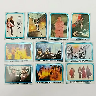 Vintage 1980: Empire Strikes Back Cards LOT OF 10 Blue Border • $10.29