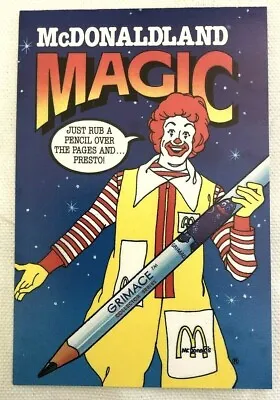 VERY HARD TO FIND McDonald’s Ronald McDonald Magic Pad From 1994 - BRAND NEW!! • $1.49