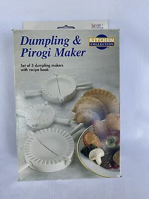 Kitchen Collection Dumpling Pirogi Maker Mold Press Meat Pie Pastry Empanada NEW • $9