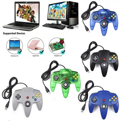 New Wired Controller Joystick For Nintendo 64 N64 Video Game Console FZ • $21.96