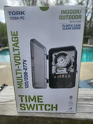 TORK 1109A-PC Indoor/Outdoor Time Switch 24 Hour Multi-Voltage 120/208-277V. NEW • $45