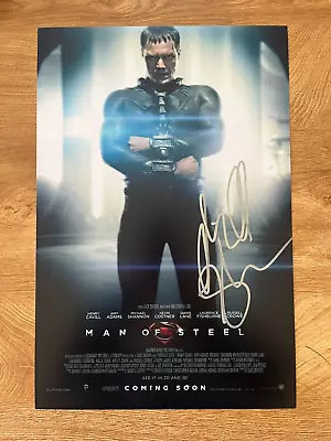 * MICHAEL SHANNON * Signed 12x18 Poster * SUPERMAN * MAN OF STEEL * PROOF * 1 • $170