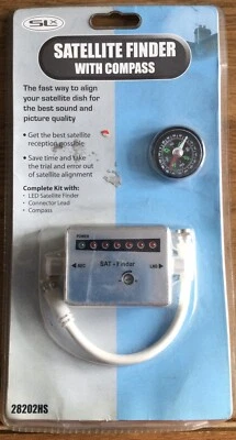 £12.99 • Buy SLX Philex Satellite Signal Reception Finder With Compass (28202HS)
