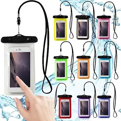 Dry Bag Universal Waterproof Case High Clear Pouch Bag For IPhone X XS XR GALAX • £3.99