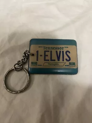 Elvis Presley License Plate Keychain • $4