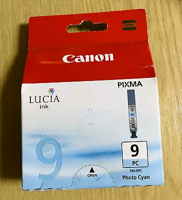 Canon 9 Pixma Photo Cyan Ink Cartridge Lucia Ink PGI-9PC (E5) • £13.50