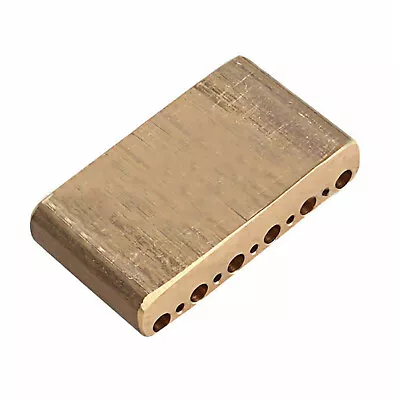 Brass CNC Steel Block Bridge Saddles Parts For Fender Electric Guitar Tremolo D • $34.49