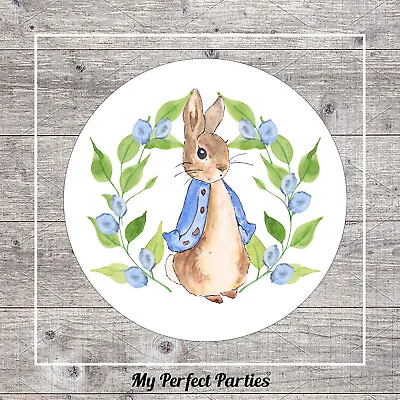£1.90 • Buy 35 Peter Rabbit Birthday Party, Baby Shower, Christening, Thank You Stickers