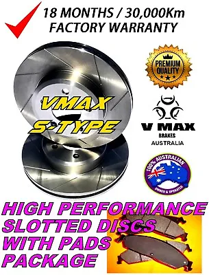 S SLOT Fits MAZDA RX7 Series 1 2 SA22 1979-1983 FRONT Disc Brake Rotors & PADS • $242.40
