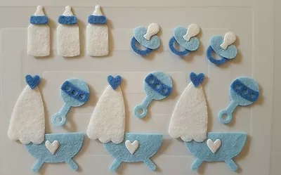 Felt Baby Embellishments.Die Cuts. • £3.50